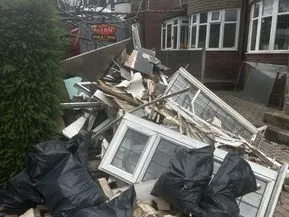 Window frames and construction waste clearance